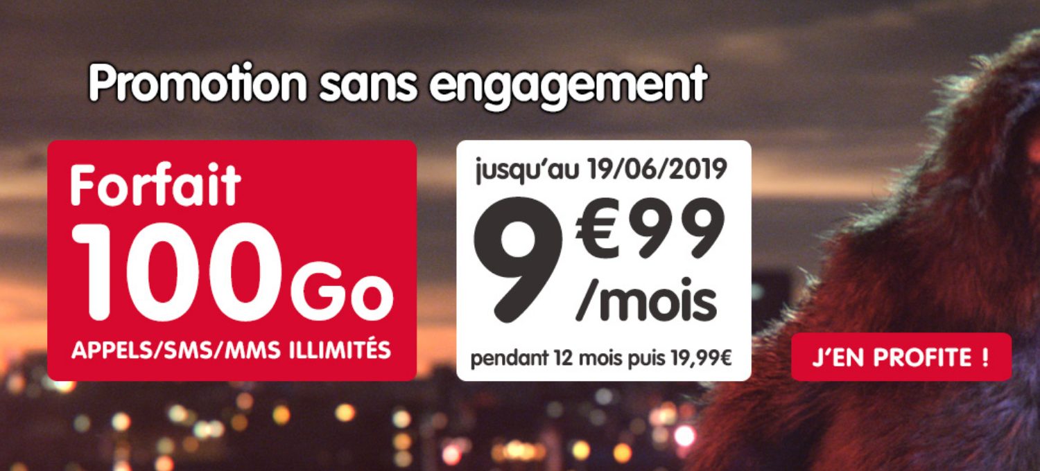 パッケージ プロモーション: NRJ Mobile で月額 9.99 ユーロで無制限 + 100 GB (およびその他の現在のオファーのリスト)