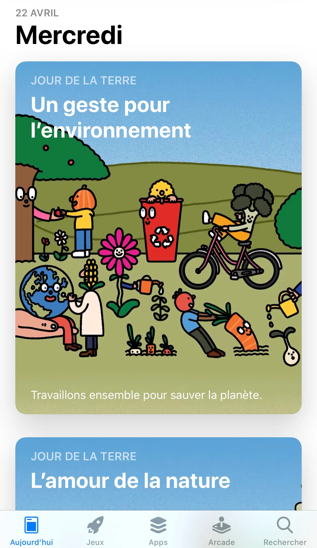 Apple Earth Day App Store