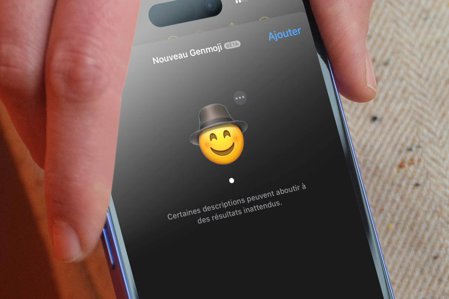Apple IntelligenceでGenmojiを作成する方法は？