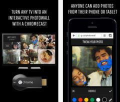 Google、テレビ画面上に絵を描くためのChromecastアプリ「PhotoWall」をリリース