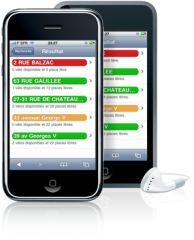 iVélib iPhone Web アプリケーション: iPhone でサイクリング!