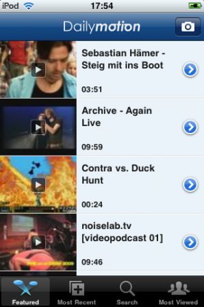 Dailymotion iPhoneがAppStoreに近づく？